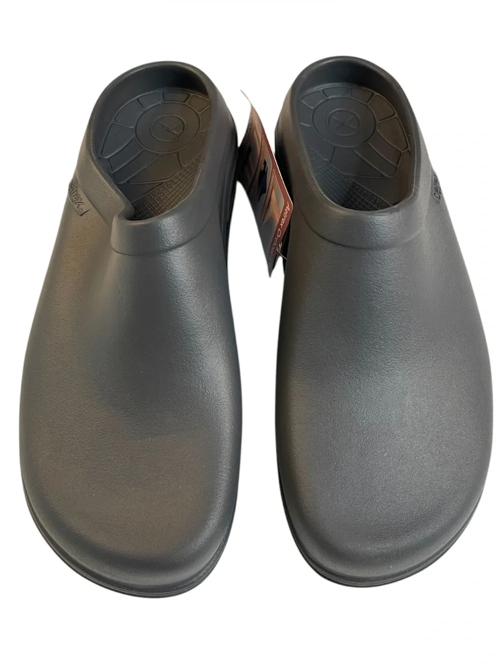 NWT Aetrex Bondi Orthotic Clogs Charcoal Men’s Size 10